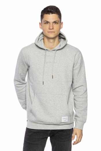 Mitchell & Ness sweatshirt Branded Essentials Hoodie grey/grey - L