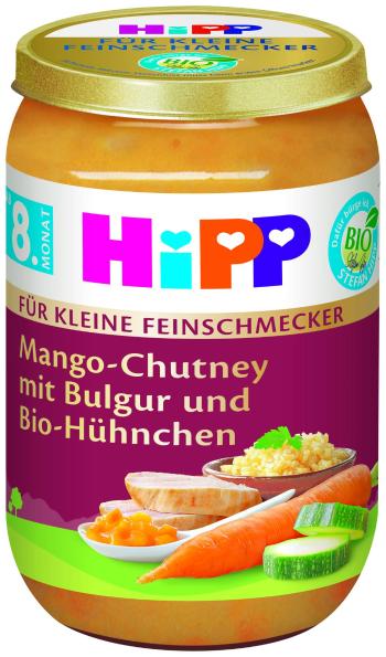 HIPP BIO "Malý Gurmán" Mango Chutney s bulgurom a kuracím mäsom a zeleninou 220 g