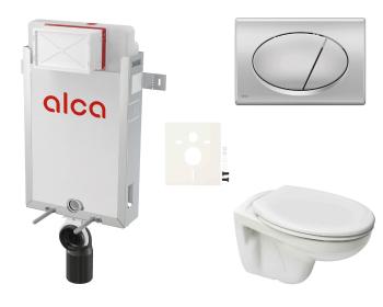 Cenovo zvýhodnený závesný WC set Alca na zamurovanie + WC S-Line S-line Pre SIKOAP3