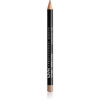 NYX Professional Makeup Slim Lip Pencil precízna ceruzka na oči odtieň 02 Brown 1 g