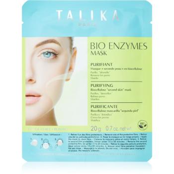 Talika Bio Enzymes Mask Purifying plátenná maska s čistiacim a osviežujúcim účinkom 20 g