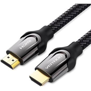 Vention Nylon Braided HDMI 2.0 Cable 1 m Black Metal Type (VAA-B05-B100)