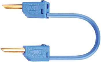 Stäubli LK2-F 60cm bl merací kábel [lamelový zástrčka 2 mm  - lamelový zástrčka 2 mm ] 0.60 m modrá 1 ks