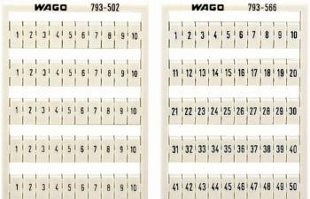WAGO 793-4502 popisné karty Odtlačok (Káblový značkovač): 1 - 10 1 ks