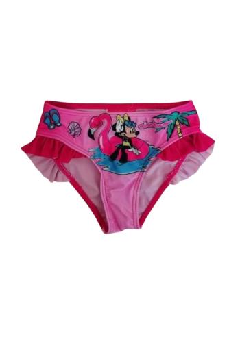 Setino Dievčenské plavky spodok - Minnie Mouse tmavoružové Veľkosť - deti: 98