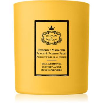 Essencias de Portugal + Saudade Natura Peach & Passion Fruit vonná sviečka 180 g