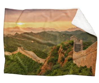 Deka Čínsky múr (Rozmer: 150 x 120 cm, Podšitie baránkom: ÁNO)