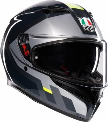 AGV K3 Shade Grey/Yellow Fluo XS Prilba