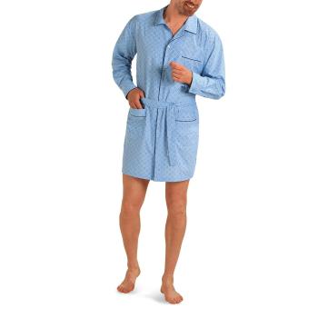 Blancheporte Predĺžený pyžamový kabátik s potlačou modrá 97/106 (L)