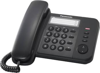 Panasonic KX-TS520GB šnúrový telefón, analógový  bez displeja čierna