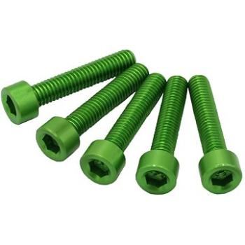 M-Style skrutky CNC 7075 M6 30 mm 5 ks zelené (4508-MS-045617)
