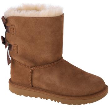 UGG  Polokozačky Bailey Bow II Kids  Hnedá