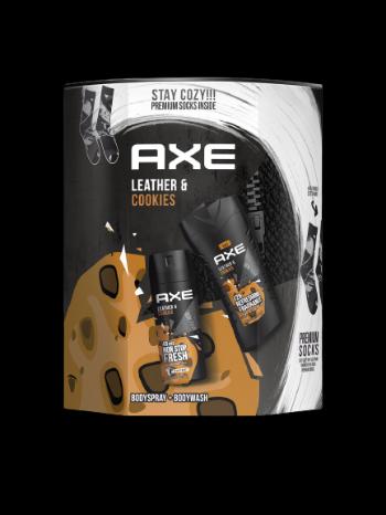 AXE Leather & Cookies darčeková kazeta s ponožkami 3 ks
