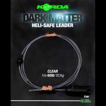 Korda koncová montáž dark matter leader heli safe 18,1 kg 1 m - clear