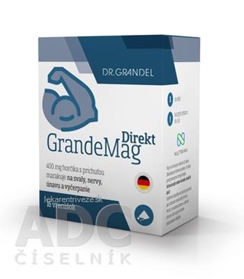 Dr.Grandel GrandeMag Direkt vrecúška (prášok 400 mg horčíka) 1x16 ks