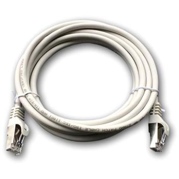 Datacom Patch cord S/FTP CAT6A 3 m sivý (1693)