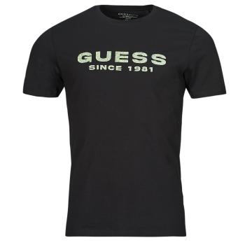 Guess  CN GUESS LOGO  Tričká s krátkym rukávom Čierna