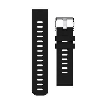 Aligator Watch 20 mm silikónový remienok čierny (20AW0001)