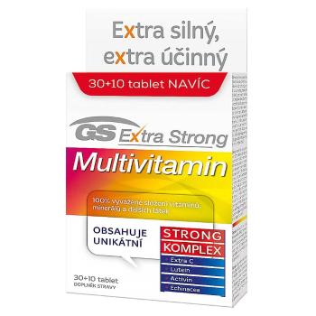 GS Extra Strong Multivitamín 30+10 tabliet ZADARMO