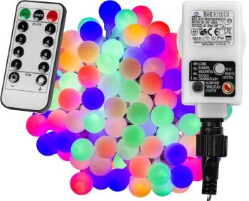 VOLTRONIC Párty osvetlenia 5 m, 50 LED, farebné, ovládač