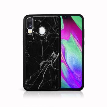 MY ART Ochranný kryt Samsung Galaxy A40  BLACK MARBLE (142)