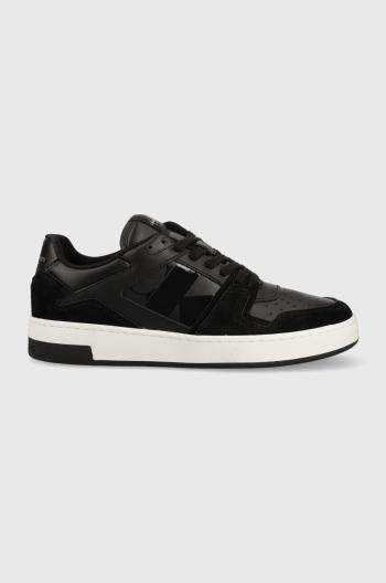 Tenisky Calvin Klein Jeans BASKET CUPSOLE LACEU čierna farba, YM0YM00709