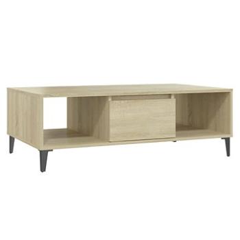SHUMEE Konferenčný stolík dub sonoma 103,5 × 60 × 35 cm drevotrieska, 806025