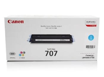 Canon CRG-707 azúrový (cyan) originálny toner