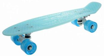 Penny board 22" BURN RIDER modrý fosforeskující, blikající kolečka