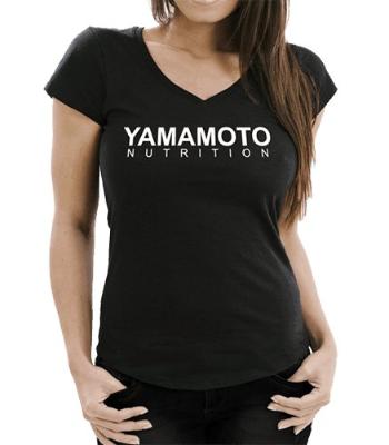 Lady T-Shirt V 145 OE - Yamamoto Active Wear Čierna L