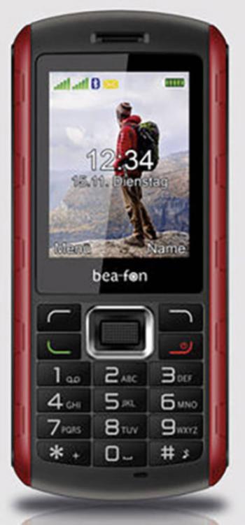 beafon AL560 outdoorový telefón čierna, červená