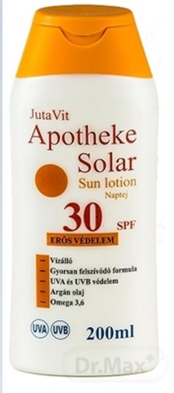 JutaVit Apotheke Solar Sun mlieko na opaľovanie SPF 30