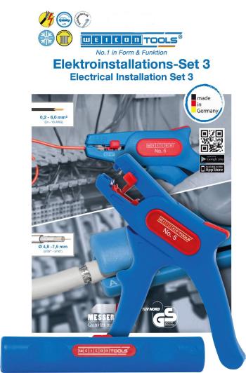 WEICON TOOLS No 5 + No 2 52881003 odizolovacie kliešte vr. odstraňovače káblového plášťa 0.2 do 6.0 mm²