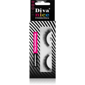 Diva & Nice Cosmetics Accessories nalepovacie mihalnice z prírodných vlasov No. 1