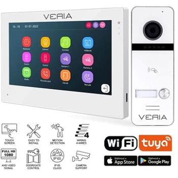 SET Videotelefón VERIA 3001-W (WiFi) biely + vstupná stanica VERIA 301