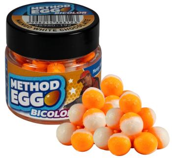 Benzar mix umelá nástraha bicolor method egg 6-8 mm 30 ml - mango-biela čokoláda