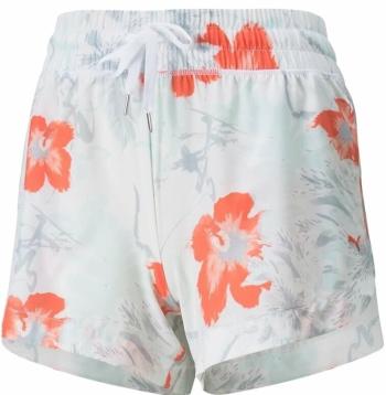 Puma W Nassau Short Bright White/Hot Coral M