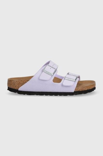 Šľapky Birkenstock Arizona dámske, fialová farba, 1025502