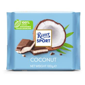 RITTER SPORT Kokosová čokoláda 100 g