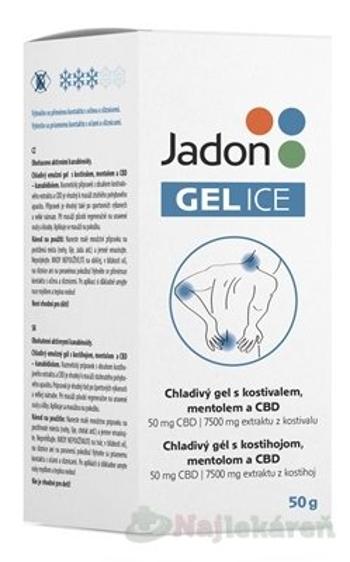 Jadon Gel Ice chladivý gél s kostihojom, mentolom a CBD 50 g