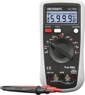 VOLTCRAFT VC190 ručný multimeter  digitálne/y  CAT III 600 V Displej (counts): 6000