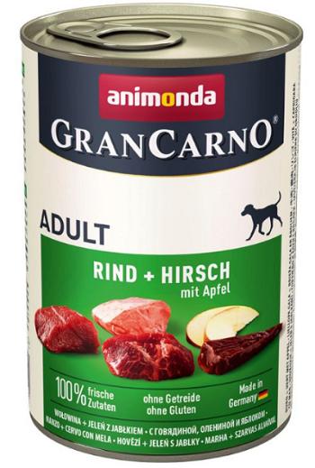 Animonda GRANCARNO® dog adult hovädzie, jeleň, jablko 6 x 400g konzerva