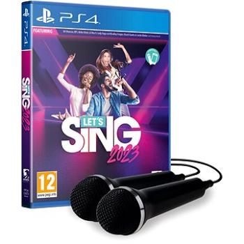 Lets Sing 2023 + 2 microphone – PS4 (4020628639488)