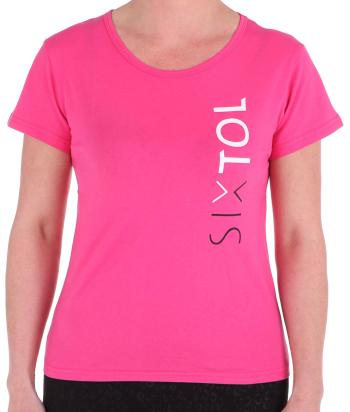 Tričko dámské T-SHIRT, růžová, velikost S, 100% bavlna