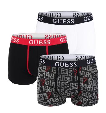 GUESS - 3PACK Guess modern black logo boxerky z organickej bavlny - limitovaná edícia-XL (91-95 cm)