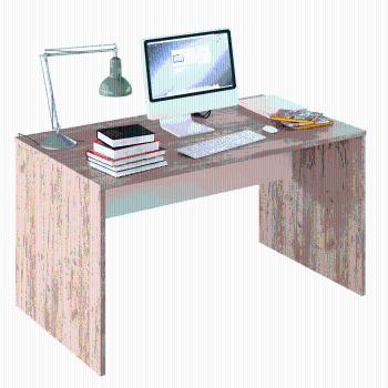 PC stôl, dub artisan/biela, RIOMA TYP 11