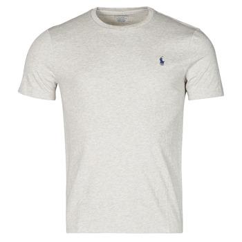 Polo Ralph Lauren  Tričká s krátkym rukávom T-SHIRT AJUSTE COL ROND EN COTON LOGO PONY PLAYER  Šedá