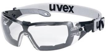 Uvex uvex pheos 9192680 ochranné okuliare vr. ochrany pred UV žiarením sivá, čierna DIN EN 166, DIN EN 170
