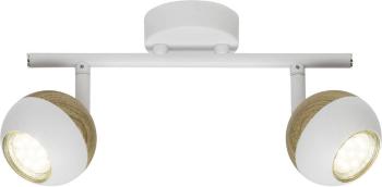 Brilliant Scan G59413/75 stropná lampa LED  GU10  6 W biela, drevo (svetlé)