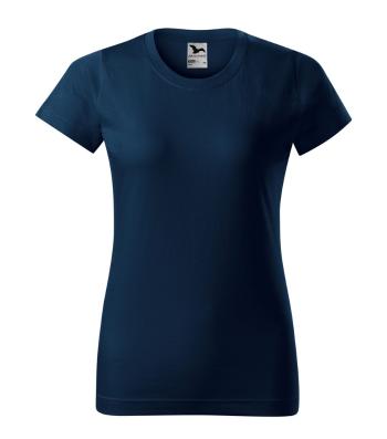 MALFINI Dámske tričko Basic - Námornícka modrá | XS